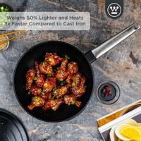 Westinghouse Wokpan Performance Blissful Black ø 28 cm - standaard anti-aanbaklaag - thumbnail