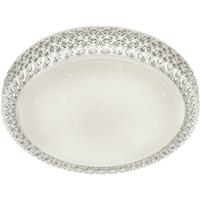 LED Plafondlamp - Trion Pegyon - 21W - Warm Wit 3000K - Dimbaar - Sterlicht - Rond - Mat Wit - Acryl - thumbnail