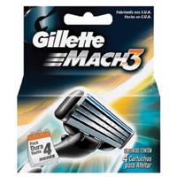 Gillette Gillette Navul Scheermesjes Mach3 - 4 pack - thumbnail
