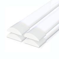 Set van 4 LED Batten 120cm - 40 Watt 4800 lumen (120lm/w) - 6400K daglicht wit - Vervangt 330W - Samsung SMD LED chips - Flikkervrij - IP20 Stofdicht - Onderbouwverlichting - thumbnail