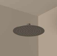 Hoofddouche IVY Slim 20 cm Anti-Kalk Nozzels Eco-Air Mat Zwart PED - thumbnail