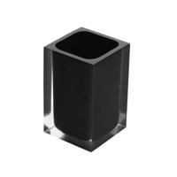 Tandenborstelhouder Sapho Rainbow Vrijstaand 11x7.2 cm Kunststof Zwart Sapho - thumbnail