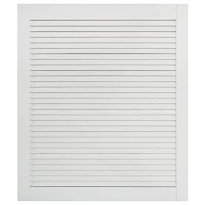 Louvredeuren 4 st 69x59,4 cm massief grenenhout wit