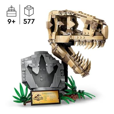 LEGO jurassic world 76964 dinosaurusfossielen: t-rex schedel - thumbnail