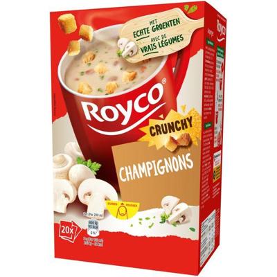 Soep royco crunchy champignons 20 zakjes