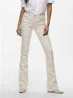 Only Onlblush Mid Flared Dnm Dot019 Noos 15230778 Flare Ecru - thumbnail