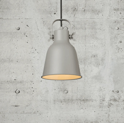 Hanglamp grijs &apos;Adrian 16&apos; Nordlux E27 grijs 160mm