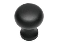 Intersteel | Meubelknop | Paddenstoel 30mm | Smeedijzer Zwart - thumbnail
