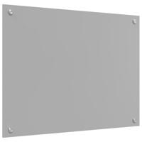 VidaXL Keuken spatscherm lichtgrijs 80 x 60 cm gehard glas - thumbnail