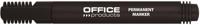 OFFICE products permanent marker 1-3 mm, rond, zwart - thumbnail