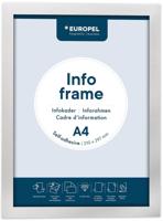 Europel zelfklevend kader ft A4, zilver, pak van 2 stuks - thumbnail