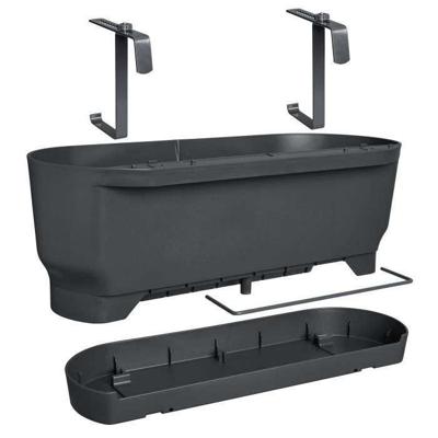 Elho greenville easy balcony 52 cm Living black