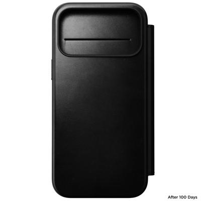 Nomad Modern lederen folio iPhone 17 Pro Max - Black