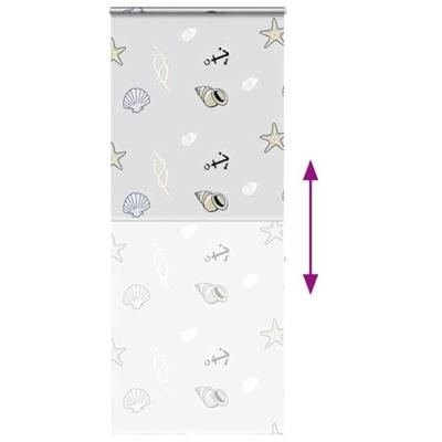 Doucherolgordijn met cassette 90x240 cm stofbreedte 86 cm Doucherolgordijn met cassette 90x240 cm stofbreedte 86 cm