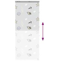 Doucherolgordijn met cassette 90x240 cm stofbreedte 86 cm - thumbnail