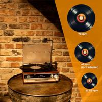 Denver VPR-190 Platenspeler Hout - thumbnail