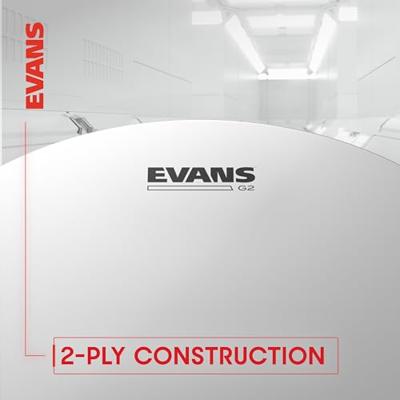 Evans BD22G2CW G2 Coated White 22 inch bassdrumvel - thumbnail