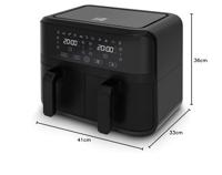 Fritel Snacktastic 8180 Duo - Airfryer 2x4,5l - thumbnail