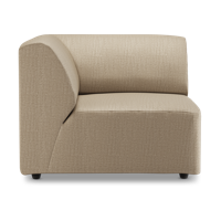 HKliving Jax bank left corner Pure Earth - thumbnail