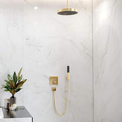 Thermostaat Afbouwdeel ShowerSelect HansGrohe Voor 2 Functies Gepolijst Goud - thumbnail