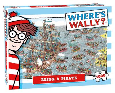 Where's Wally Being A Pirate Puzzel (1000 stukjes)
