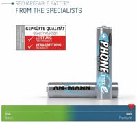Ansmann DECT maxE HR03 Oplaadbare AAA batterij (potlood) NiMH 800 mAh 1.2 V 2 stuk(s) - thumbnail