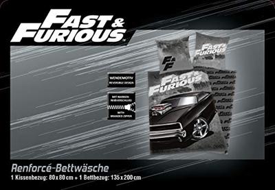 Fast & Furious bed linen 135 x 200 cm