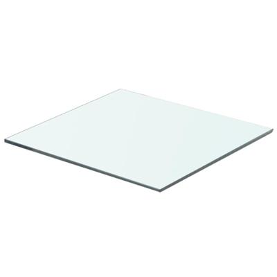 Wandschap transparant 40x30 cm glas