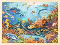 Goki houten legpuzzel great barrier reef, 96st. - thumbnail