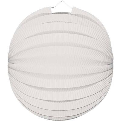 Papieren ballonlampion wit 23 cm