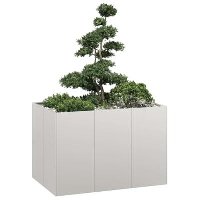 VidaXL Plantenbak 120x80x80 cm roestvrij staal