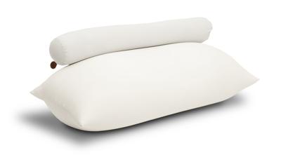 Terapy Toby rugleuning zitzak - Off white | 160cm x 25cm x 25cm