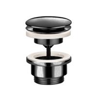 Clickwaste Hotbath Cobber Zwart Chroom - thumbnail