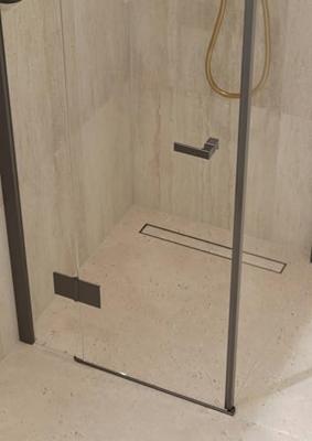 Ben Reversible douchegoot inzetbaar met tegel of meegeleverd rooster 70 cm mat zwart