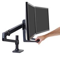 Ergotron LX - Montageonderdeel (handvat) - voor LCD display - zwart - arm monteerbaar - thumbnail