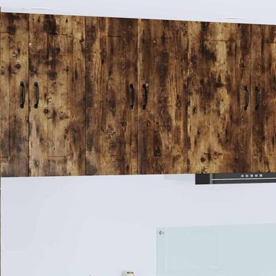 Keukenkast Kalmar 2 pcs Gerookt eiken 30 x 31 x 80 cm