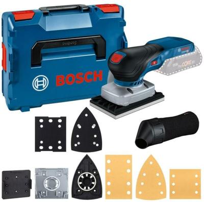 Bosch Professional GSS 18V-13 Accu vlakschuurmachine + accessoires 18V Basic Body in L-Boxx - 06019L0101 Bosch Professional GSS 18V-13 Accu vlakschuurmachine + accessoires 18V Basic Body in L-Boxx - 06019L0101