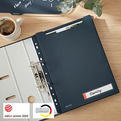 U-map leitz cosy harmonica a4 perforatie pp grijs