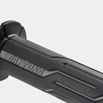 DAYTONA handvat "d-line" rubber grip d-lin sw/gr 125 open