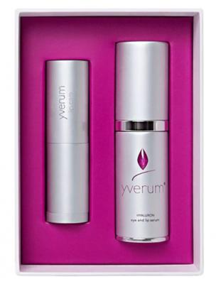Yverum Giftset oog- en lipserum en lippenbalsem 1 Set