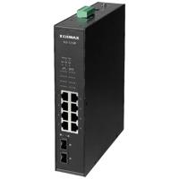 Edimax IGS-1210P - Industrieller 10-Port Gigabit PoE+-DIN-Schienen-Switch mit 2 SFP-Ports - thumbnail