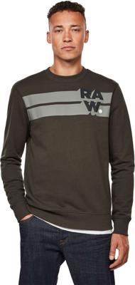 Logo blocked r sw l\s drk green