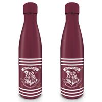 Harry Potter Hogwarts Crest & Stripes - Metalen Drink Fles - Overig (5050574254533) - thumbnail