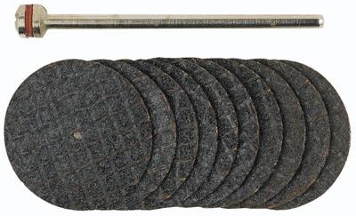 Proxxon Micromot 28 808 Doorslijpschijf recht 22 mm 10 stuk(s) RVS, Staal, Non-ferrometaal, Kunststof, Hout