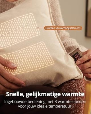 Duux Mellow Cushion (40 x 60) Elektrische deken Beige