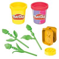 Play-Doh lil flowers zonnebloemen en madeliefjes - 2 kleipotjes - thumbnail