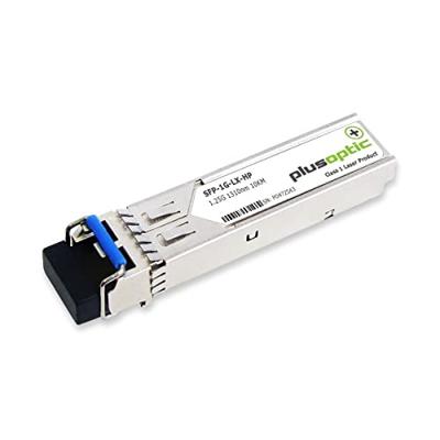 PLUSOPTIC SFP-1G-LX-HP 1250 Mbit/s 1310 nm glasvezel transceiver (glasvezel, 1250 Mbit/s, LC, LX, 10000 m)