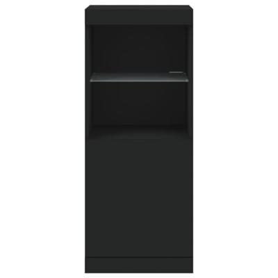 Dressoir met LED-verlichting 41x37x100 cm zwart Dressoir met LED-verlichting 41x37x100 cm zwart