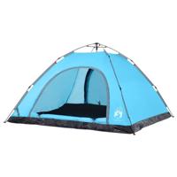 VidaXL Tent 5-persoons snelontgrendeling blauw - thumbnail