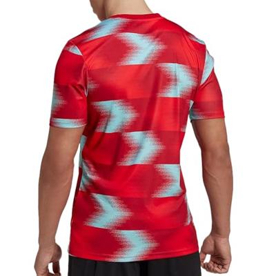 Colombia Pre-Match T-Shirt Senior 2022-2023 - Maat XL - Kleur: Rood | Soccerfanshop
